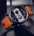 Men's watch Couple Leather Band Analog Quartz Round Business Wrist Watch Man watches. 