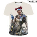 Apex Legends T Shirt Men Women Children Summer Streetwear Cool Game 3D Printed T-shirt Short Sleeve Boy Girl Kids Tops Tees. 