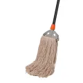 KENTUCKY MOP (REMOVABLE) WITH 120CM PLASTIC COATED METAL HANDLE - FEATHER BRAND. 