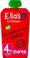 Ella's Kitchen Organic Strawberries and Apples Baby Pouch 4+ Months 120g. 