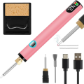 Rechargeable Thread Burner Kit for Jewelry Making,Digital Thread Zapper Tool,Leather Craft,Sewing,Weaving & Stringing C. 