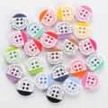 24PCS/Bag Candy Color Sewing Resin Buttons For Children Clothes Decorative 7. 