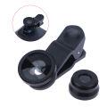 0.65X Wide Angle Zoom 180 Degree Fish Eye Macro Lenses Camera Kits With Clip Lens On The Phone 3in1 Fisheye Phone Lens. 