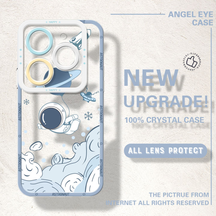 YYDS%20for%20Infinix%20Smart%208%20Tecno%20Pop%208%20Spark%2020C%2020%20Hot%2040i%20Spark%20Go%202024%20Back%20Cover%20Astronaut%20Buddy%20Transparent%20Silicone%20Soft%20Case%20full%20lens%20protection%20Ultra%20Thin%20Phone%20Cover%20-%20Image%202