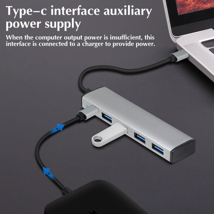 %E3%80%90EleganceWorld%E3%80%91GOOJODOQ%20Type-C%20HUB%20To%20USB%203.0%202.0%20Adapter%20Dock%204%20Port%20Ulrtra%20Slim%20For%20Windows%20MacBook%20Pro%20Air%20Samsung%20S10%20S9%20Huawei%20P20%20Pro%20-%20Image%205