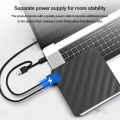 6 In 1 External Dvd Cd Drive Usb C Cd Player Pc External Disk Drive Case External Optical Drive Portable Dvd Player For Lap. 