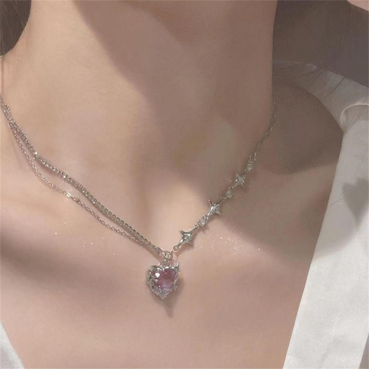 Fashion%20Crystal%20Heart%20Water%20Drop%20Pendant%20Necklaces%20Sweet%20Cool%20Egirl%20Clavicle%20Chain%20Aesthetic%20Women%20Jewelry%20Y2K%20Accessories%20-%20Image%208