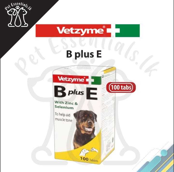 Vetzyme Dog Vitamins and Supplements ( B Plus E with Zinc & Selenium 100 )