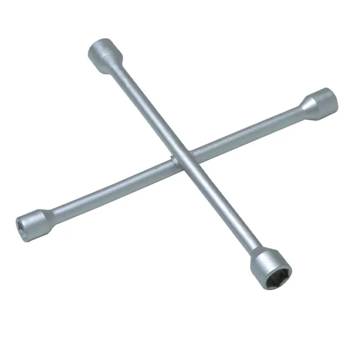 Cross Wheel Lug Wrench Wheel Tire Spanner Car Repair Tool - 17 - 19 - 21 - 23mm