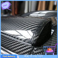 5D Ultra Shiny Glossy Black Carbon Fiber PVC Waterproof Car Wrap Sticker Decal. 