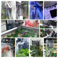 Migeet External Fish Tank Aquarium Filter Waterfall Suspension Hanging Filter Low Noise Filtration Aeration Adjustable Flow Rate with Surface Skimmer. 