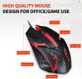 Gaming Mouse T-Wolf V1 7 Colorful Backlight Wired Mouse. 