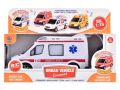 Four way remote ambulance with 3D light and sound RC ambulance. 