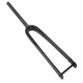 Gravel Bike Fork Enhance Stability Matte Black Lightweight Rigid Carbon Fiber Bicycle Fork for Mountain Bikes Cyclocross Bikes. 