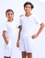 TRE Sportswear -Kids (Unisex) White Color Sport Short. 