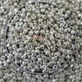 sugar beads for aari work silver 10g. 