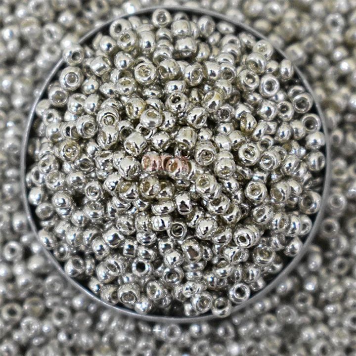 sugar beads for aari work silver 10g