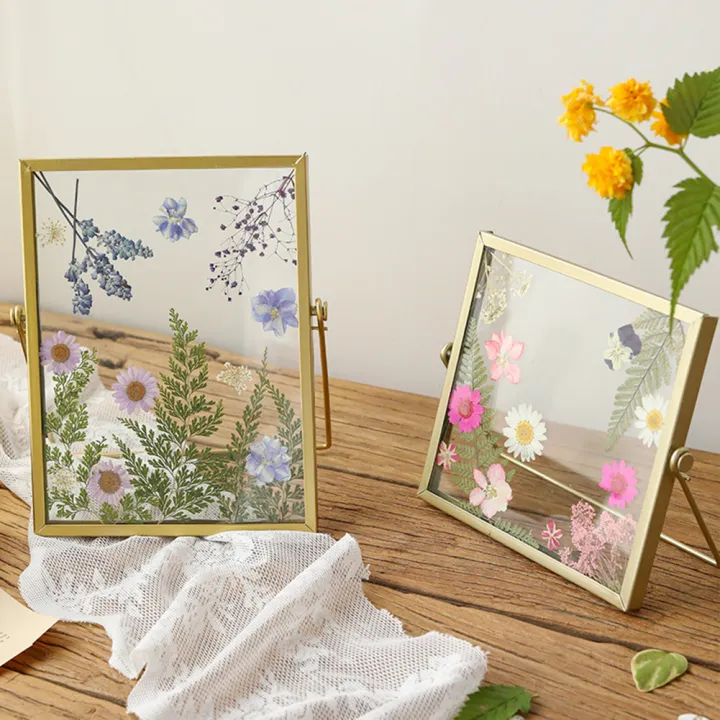 4%20Inch%206%20Inch%20Diy%20Glass%20%20Frame%20Handmade%20Creative%20ple%20Dried%20Flower%20Picture%20Frame%20Minimalist%20Table%20Ornament%20frame%20size%20-%20Image%206