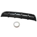 Universal Car Rear Bumper Lip Diffuser 6 Fin Shark Fin Style Car Back Bumper Spoiler Lip. 