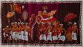 Kandy Dalada Perahera in Sri Lanka - Cross Stitch Embroidery Needlepoint Craft Design. 