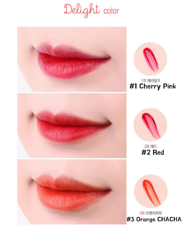 TONYMOLY%20Delight%20Tony%20Tint%202pcs%20s%20Fruit%20Color%20Lip%20Idol%20Long%20Lasting%20Matte%20Gloss%20Cute%20Korea%20Cosmetics%20-%20Image%205