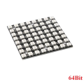 WS2812 LED 5050 RGB 8x8 LED Matrix WS2812B 8x8 64-Bit Full Color 5050 RGB LED Lamp Panel Light. 