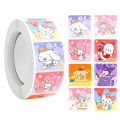 500PCS/Roll Sanliou Sticker Cartoon Kulom Sticker Sute Sealing Tool Kawaii Decorative stickers. 