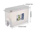 3.5L Cold Kettle Refrigerator With Faucet Lemonade Bottle Drinkware Kettle Pot Beverage Dispenser Home Cool Water Jug Bucket. 