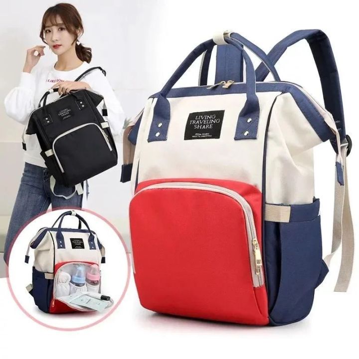 Stylish%20Waterproof%20Multifunctional%20Baby%E2%80%99s%20Diaper%20Bag%20for%20Mothers%20for%20Travel%20Nappy%20Tote%20Backpack%20Large%20Size%20LSW%20-%20Image%207