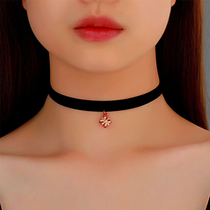 Collar%20Neckle%20Rhinestone%20Heart%20Dangle%20Clavicle%20Neckle%20-%20Image%205
