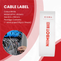 D11 Label Machine Sticker Cable Label Flag Pigtail Network Cable Label Paper Thermal, Waterproof Label, White. 