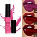 Liquid Lipstick Waterproof Matte  Lipstick Pigment Red Long Lasting Lip Gloss Women Makeup Lip Gloss. 