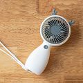 Cute Hand-Held Fan, USB Charging, Portable Wind Power Ultra-Quiet Multi-Function Electric Fan. 