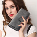 【WEJA】womenWomen Wallet Long Clutch Purse PU Leather Hand Bag Large Capacity Card Holder Zipper Coin Purse Fashion Money Bag for Girls Ladies purse for women. 