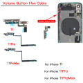 Volume Button Flex Cable for iPhone 11 Pro Max Mute Silent Switch and Sound Keyboard Ribbon Replacement Part. 