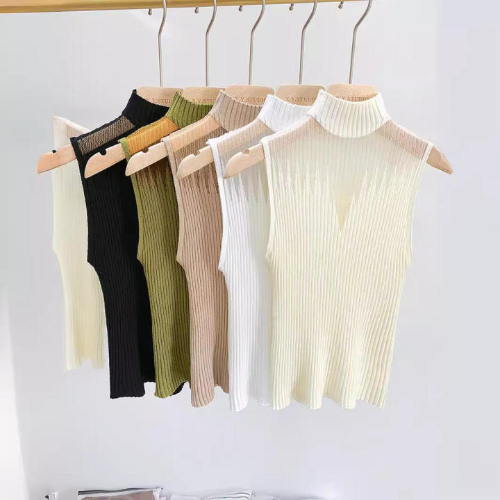See-Through%20Halter%20Knitwear%20Korean%20Fashion%20Mesh%20Sleeveless%20Sleeveless%20T-Shirt%20Knitted%20Elastic%20Women's%20Sweater%20Tops%20for%20Casual%20Wear%20Summer%20Fashion%20Women's%20Clothing%20Party%20Outfit%20Streetwear%20-%20Image%208