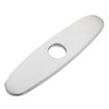 Stainless Steel Sink Base Decorative Panel Faucet Plate Hole Cover Faucet Deck Plate Tap Cover Deck Plate Bathroom Faucet Escutcheon Plate. 