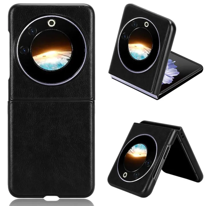 Litchi Texture Back Cover Phone Case For Tecno Phantom V Flip