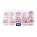 150pc/box Metric Copper Flat Washers Practic Gaskets Assortment Set Kit 15 Sizes. 
