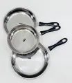 Stainless Steel Heavy Silver Fly Pan – Premium Quality. 