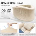 HKJD Soft Neck Brace for Neck Pain and Support, Adjustable Soft Foam Cervical Collar Stabilizer Relieves Pain Spine Pressure. 