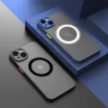 NNBILI NEW Luxury Matte Magnetic For Magsafe Wireless Charge Case For iPhone 16 15 14 13 11 12 Pro Max Mini Plus Max Armor Cover. 
