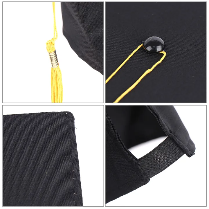 NEW%20High%20Quality%20Adult%20Bachelor%20Graduation%20Caps%20With%20Tassels%20For%20Graduation%20-%20Image%204