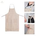 Pottery Apron with Tool Pockets Full Cover Waterproof Kitchen Cooking Adult. 