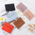 Simple Wallet Oin Cards Cover Pouch Pu Business Bank Credit Card Holder Purses Mini. 