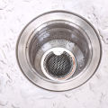 Stainless Steel Mesh Sink Strainer Kitchen Drain Food Slag Mesh Sink Filter Strainer Cleaner Bathroom Hair Catcher Stopper Plugs. 