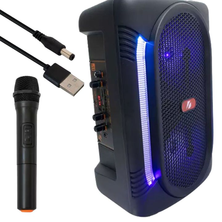 wireless%20portable%20Bluetooth%20KTS-1329%20speaker%20with%20led%20colorful%20light%20karaoke%20Videoke%20function%20speaker%20FREE%20WIRELESS%20MICROPHONE%20AND%20REMOTE%20-%20Image%204
