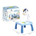 2 In 1 Tetris Projection Painting Table Kids Drawing Board Projector Table, Drawing Table Led Projector Toddler Toy Educational Drawing Playset for Kids Boys Girls Age 3+. 