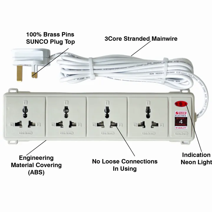 Sunco%20electric%204%20Way%20Extension%20Wire%20cord%20(2M/5M)%20Multi%20Plug,Trailing%20Socket/wire%20Code%202000w%20-%20Image%202