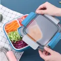 1100Ml 1500Ml Portable Lunch Box Container 2 Layer Grid Salad Bowl Bento Boxes Salad Bowls Lunch Box Lunch Container For Food. 